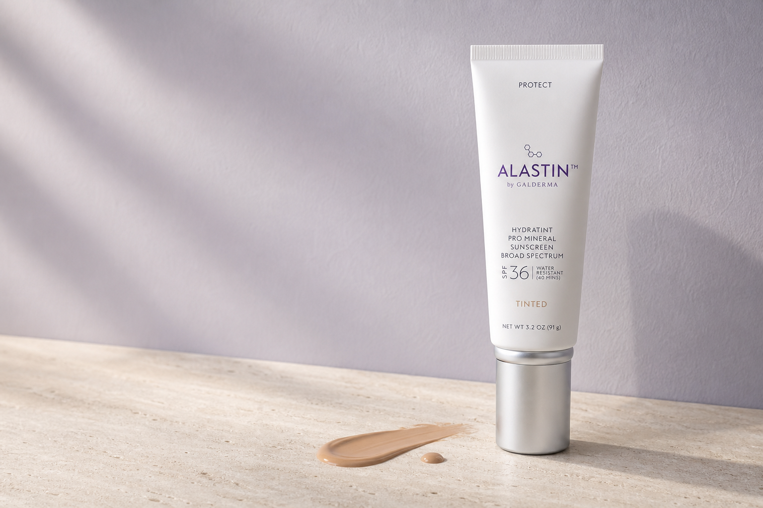 Tinted mineral protection. Elevated.